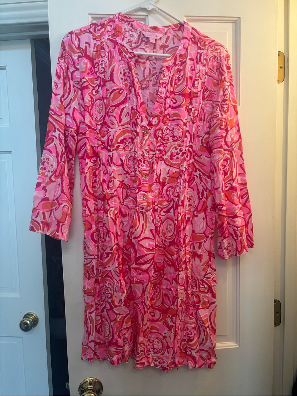 NWOT Lilly Pulitzer Sarasota pin tuck cover up dress